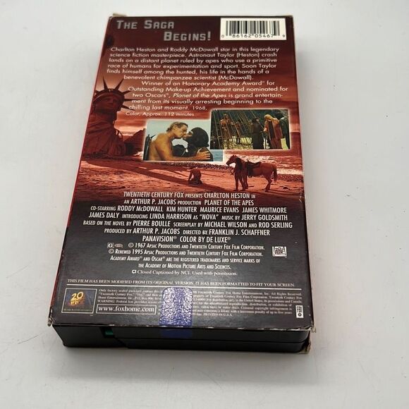 Planet Of The Apes‎ 30th Anniversary  (VHS) Charlton Heston Roddy McDowall - Picture 2 of 3